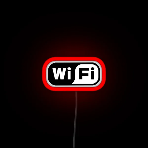 Wifi Logo RGB Neon Sign