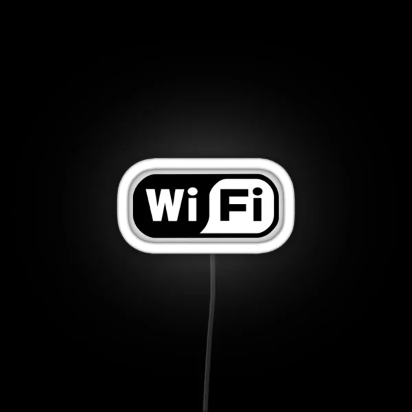 Wifi Logo RGB Neon Sign