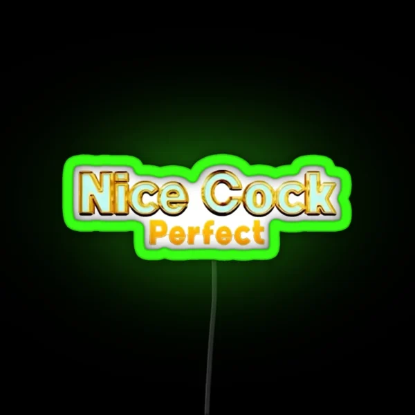 Wii Sports Nice Cock RGB Neon Sign