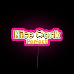 Wii Sports Nice Cock RGB Neon Sign