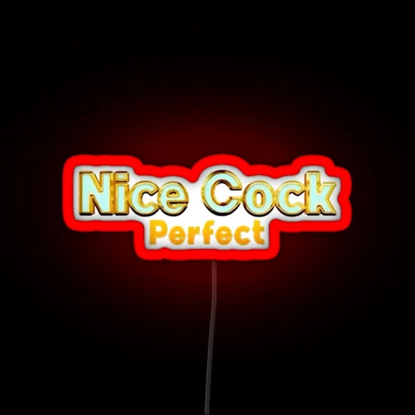 Wii Sports Nice Cock RGB Neon Sign