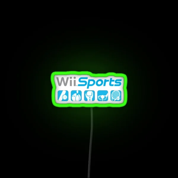 Wii Sports RGB Neon Sign