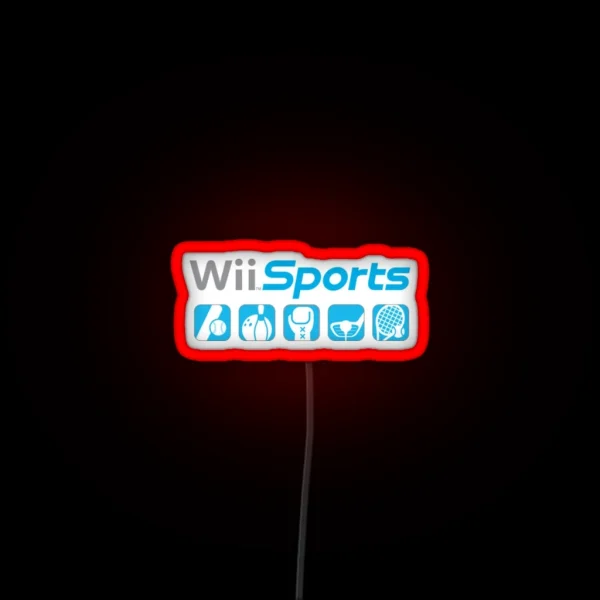 Wii Sports RGB Neon Sign
