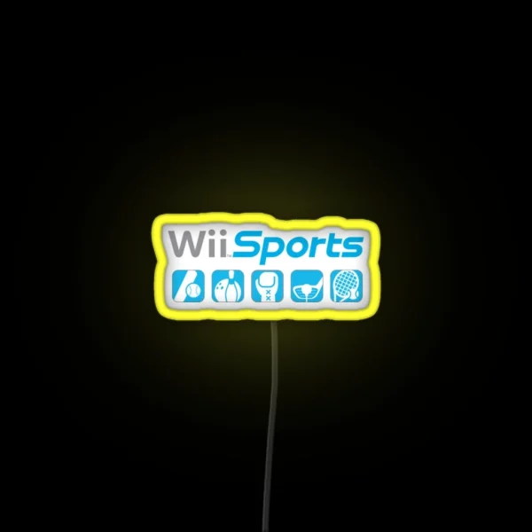 Wii Sports RGB Neon Sign