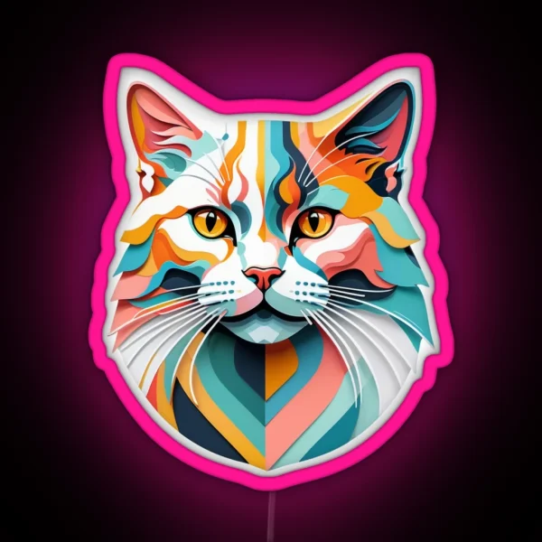 Wild Cat RGB Neon Sign