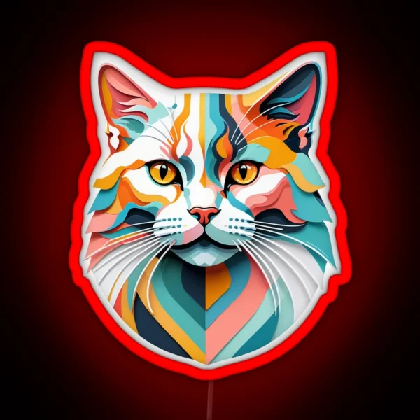 Wild Cat RGB Neon Sign