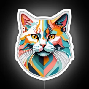 Wild Cat RGB Neon Sign