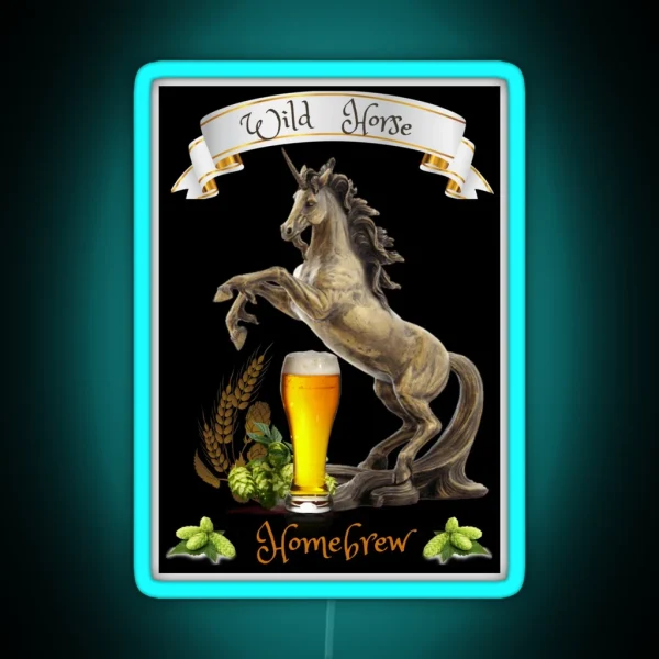 Wild Horse Homebrew RGB Neon Sign