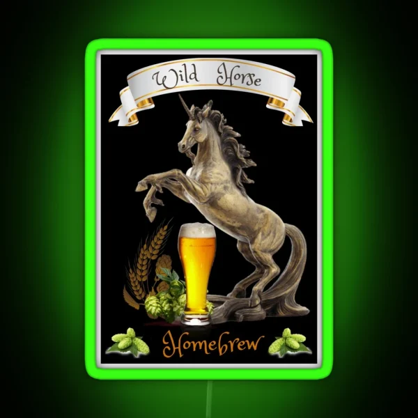 Wild Horse Homebrew RGB Neon Sign