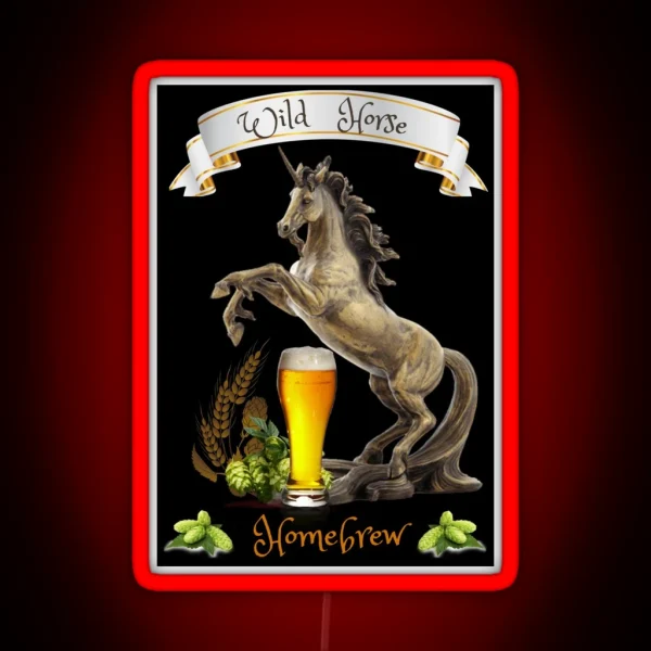 Wild Horse Homebrew RGB Neon Sign