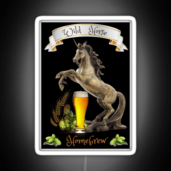 Wild Horse Homebrew RGB Neon Sign