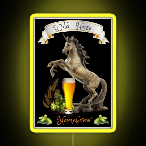 Wild Horse Homebrew RGB Neon Sign