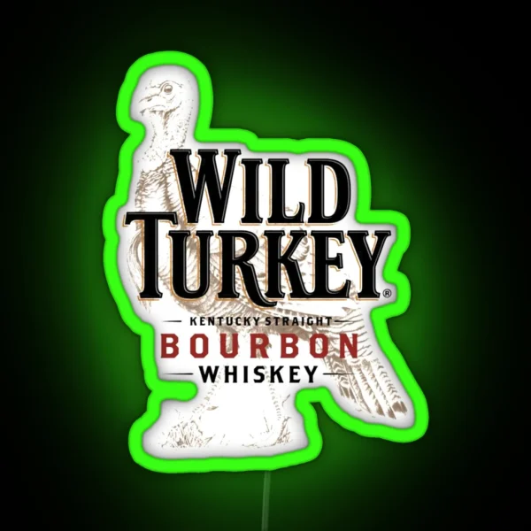 Wild Kentucky Straight Bourbon Whiskey 1 RGB Neon Sign