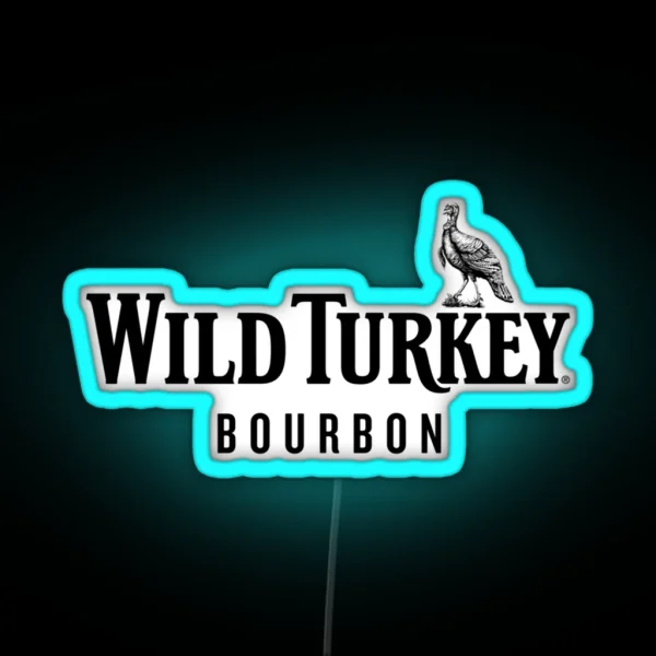 Wild Turkey Bourbon RGB Neon Sign
