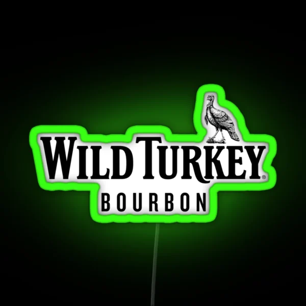 Wild Turkey Bourbon RGB Neon Sign
