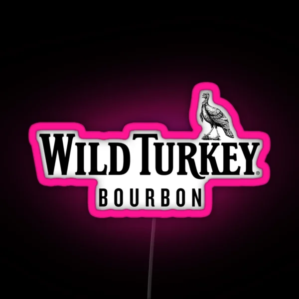 Wild Turkey Bourbon RGB Neon Sign