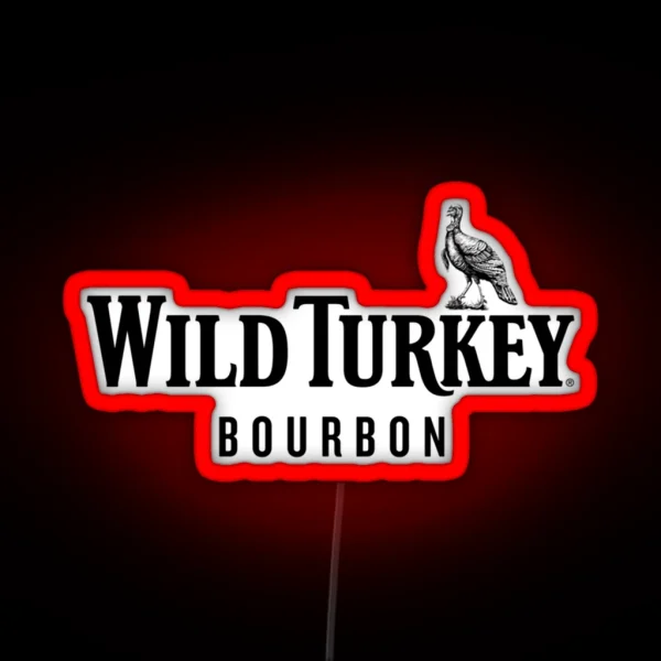 Wild Turkey Bourbon RGB Neon Sign