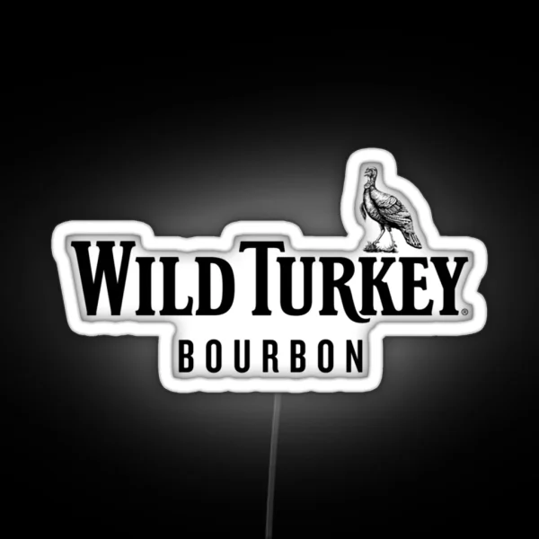 Wild Turkey Bourbon RGB Neon Sign