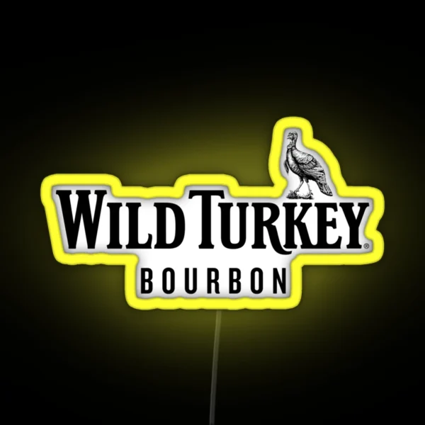 Wild Turkey Bourbon RGB Neon Sign