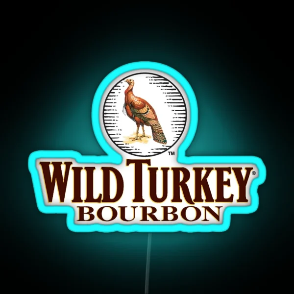 Wild Turkey Bourbon RGB Neon Sign