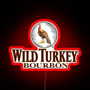 Wild Turkey Bourbon RGB Neon Sign