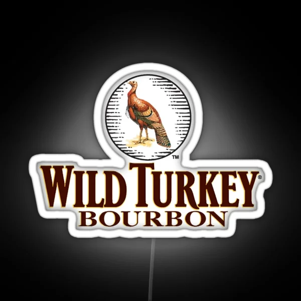 Wild Turkey Bourbon RGB Neon Sign