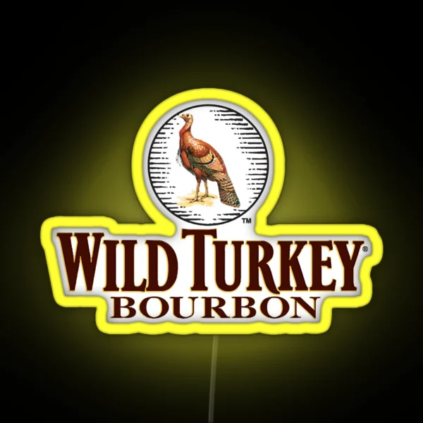 Wild Turkey Bourbon RGB Neon Sign
