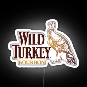 Wild Turkey Logo RGB Neon Sign