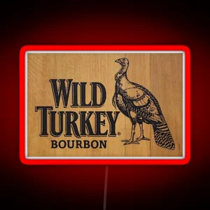 Wild Turkey Logo RGB Neon Sign