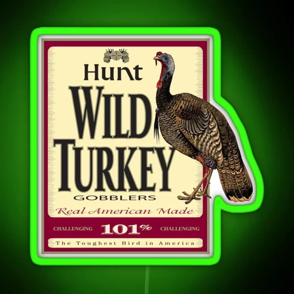 Wild Turkey RGB Neon Sign