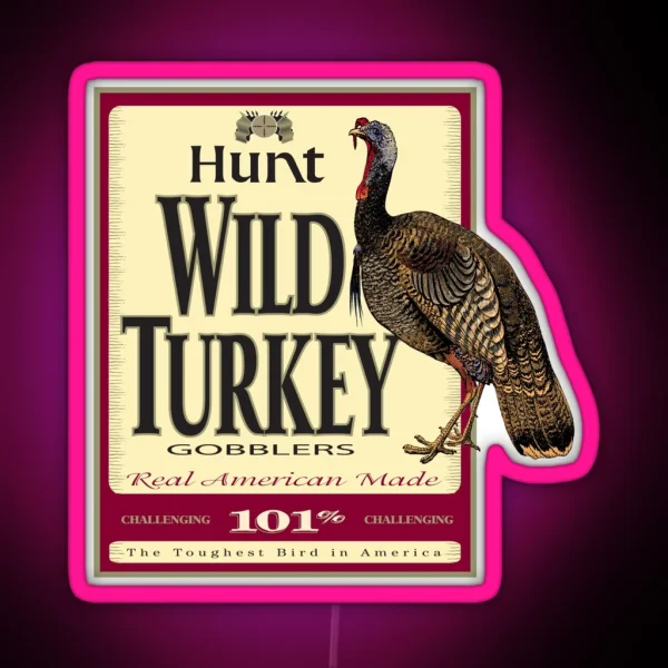 Wild Turkey RGB Neon Sign