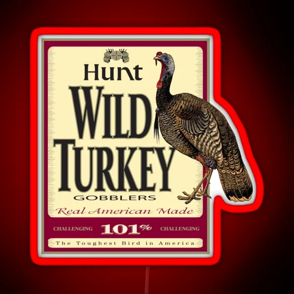 Wild Turkey RGB Neon Sign