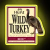Vibrant Wild Turkey LED Sign in Bright RGB Neon Colors