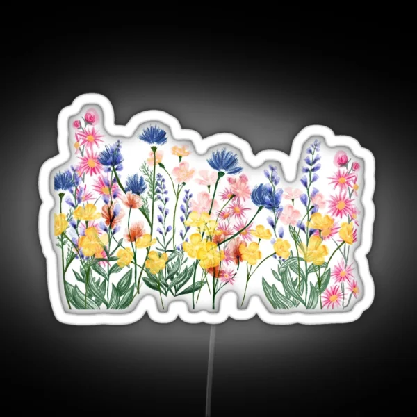 Wildflowers RGB Neon Sign