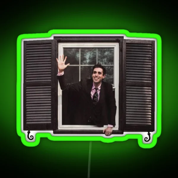 Will Wood Window Cutout RGB Neon Sign