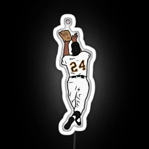 Willie Mays The Catch RGB Neon Sign