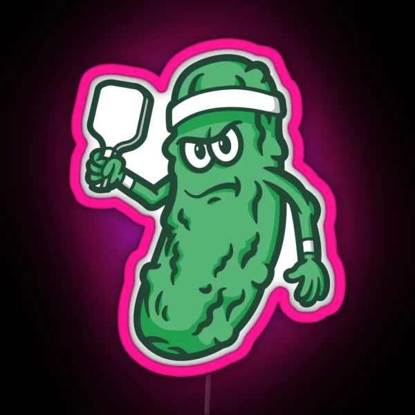 Willy Whackers Pickleball RGB Neon Sign