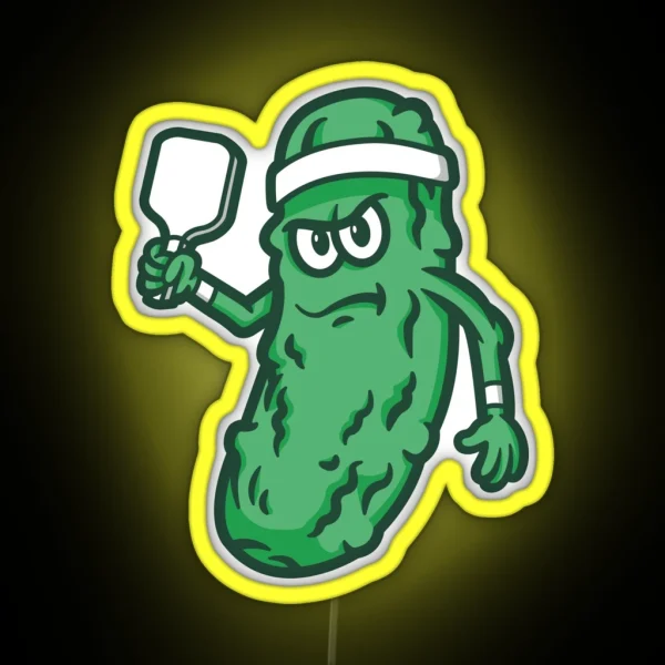 Willy Whackers Pickleball RGB Neon Sign