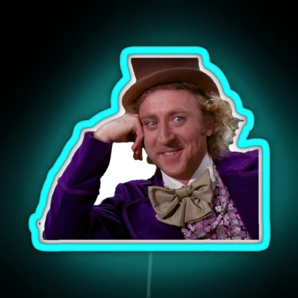 Willy Wonka RGB Neon Sign