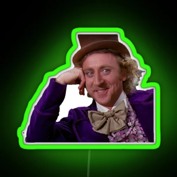 Willy Wonka RGB Neon Sign