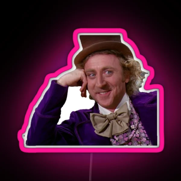 Willy Wonka RGB Neon Sign