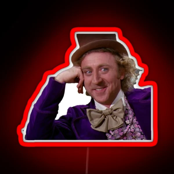 Willy Wonka RGB Neon Sign