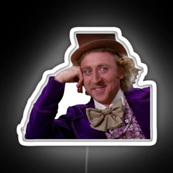 Willy Wonka RGB Neon Sign
