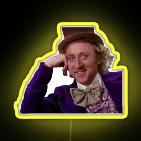 Willy Wonka RGB Neon Sign