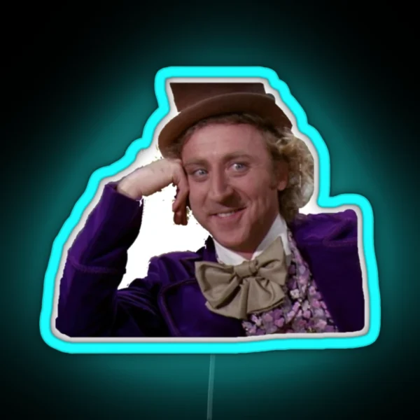 Willy Wonka RGB Neon Sign