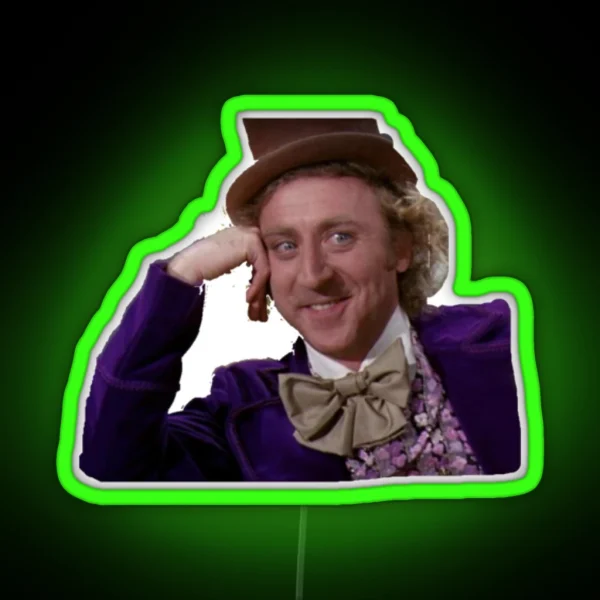 Willy Wonka RGB Neon Sign
