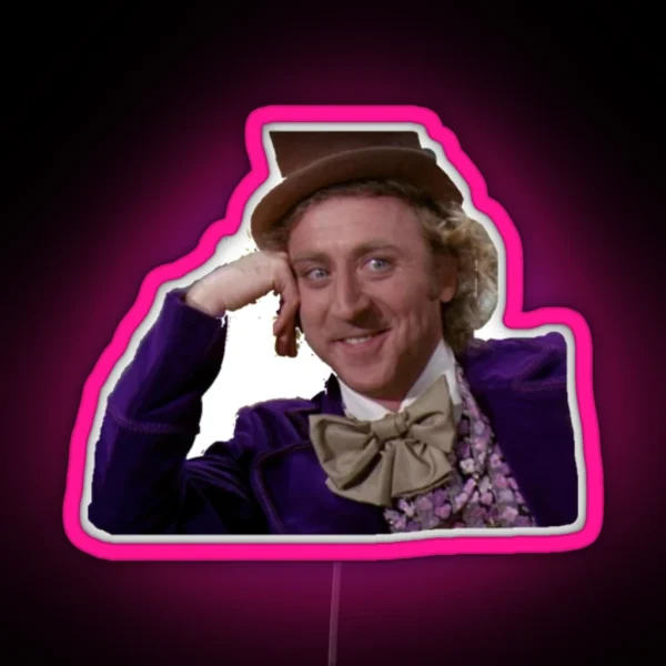 Willy Wonka RGB Neon Sign