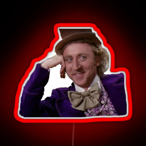 Willy Wonka RGB Neon Sign