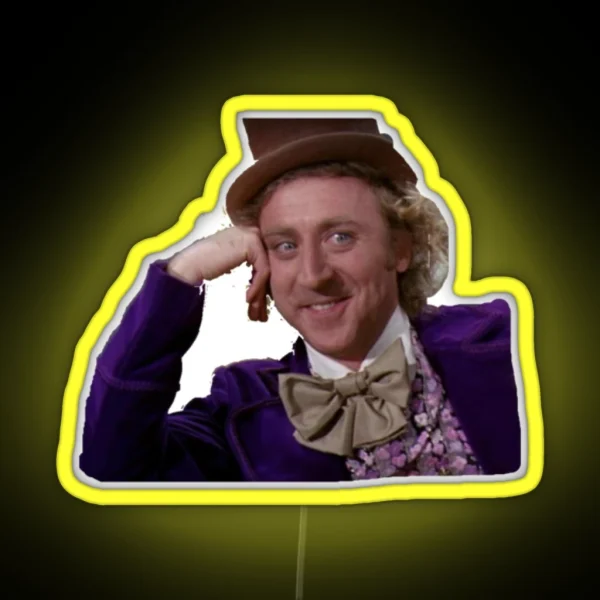 Willy Wonka RGB Neon Sign