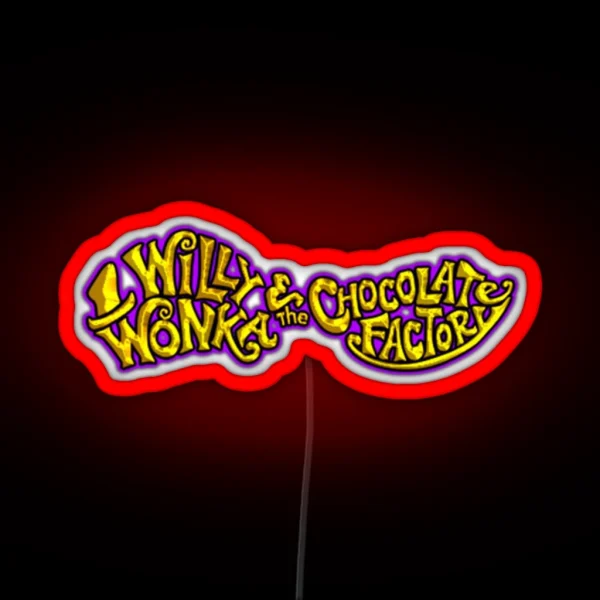 Willy Wonka RGB Neon Sign